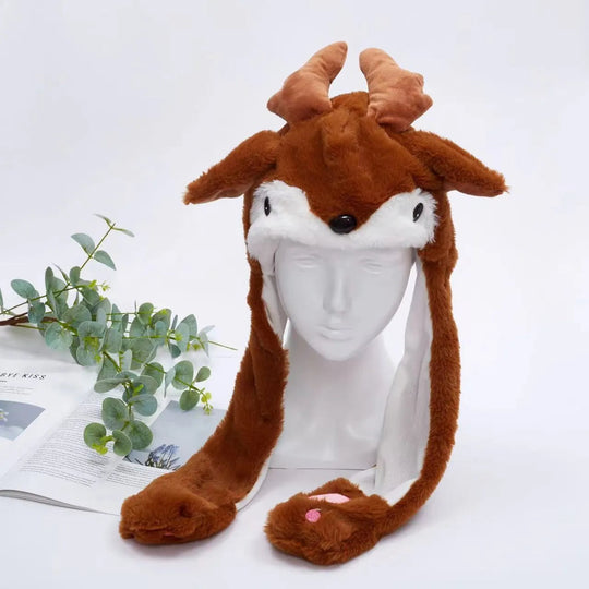 Unisex Wintermuts met Beweegbare Oren voor Feestelijke Gelegenheden 15