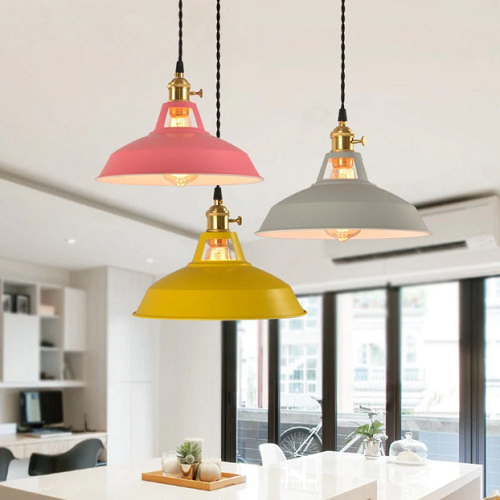 Vintage Hanglamp Metalen Design 3