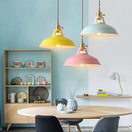 Vintage Hanglamp Metalen Design 5