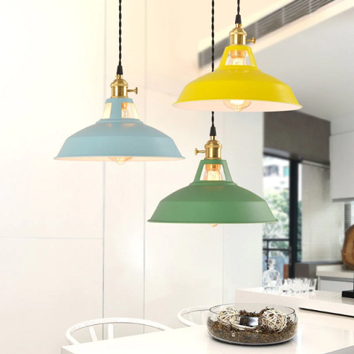 Vintage Hanglamp Metalen Design 6