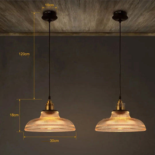 Vintage Hanglamp voor Eetkamer en Woonkamer in Industriële Stijl 4