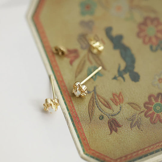 Vintage Oorbellen met Opaal voor Dames 6