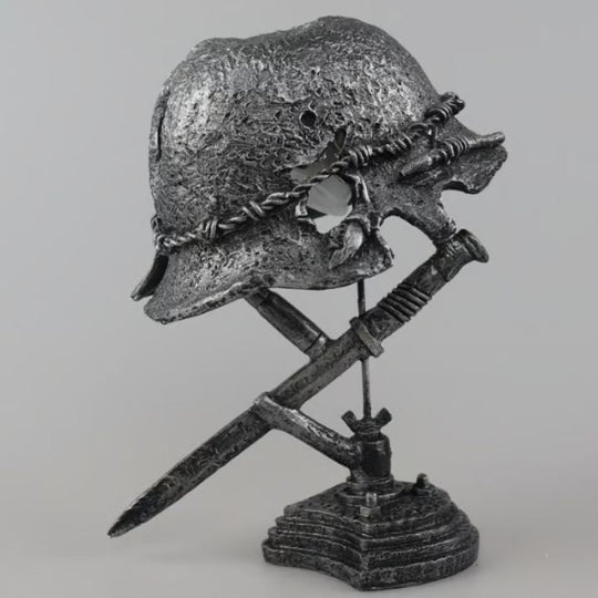 Vintage Tafellamp Helm Stijl 4