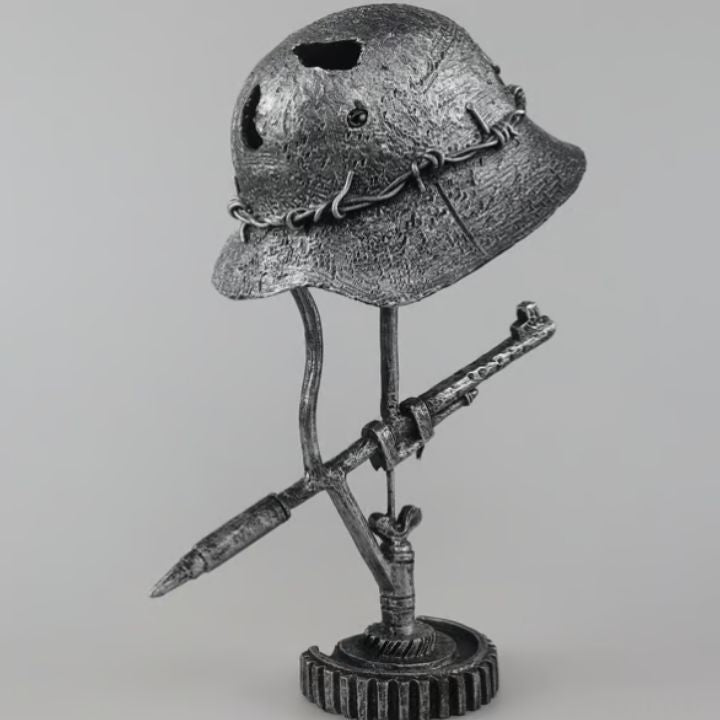Vintage Tafellamp Helm Stijl 6