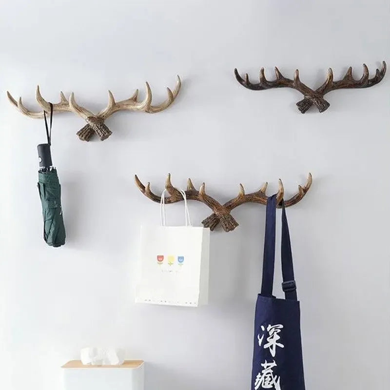 Vintage Wandhaak Antler Retro Stijl voor Thuis 4