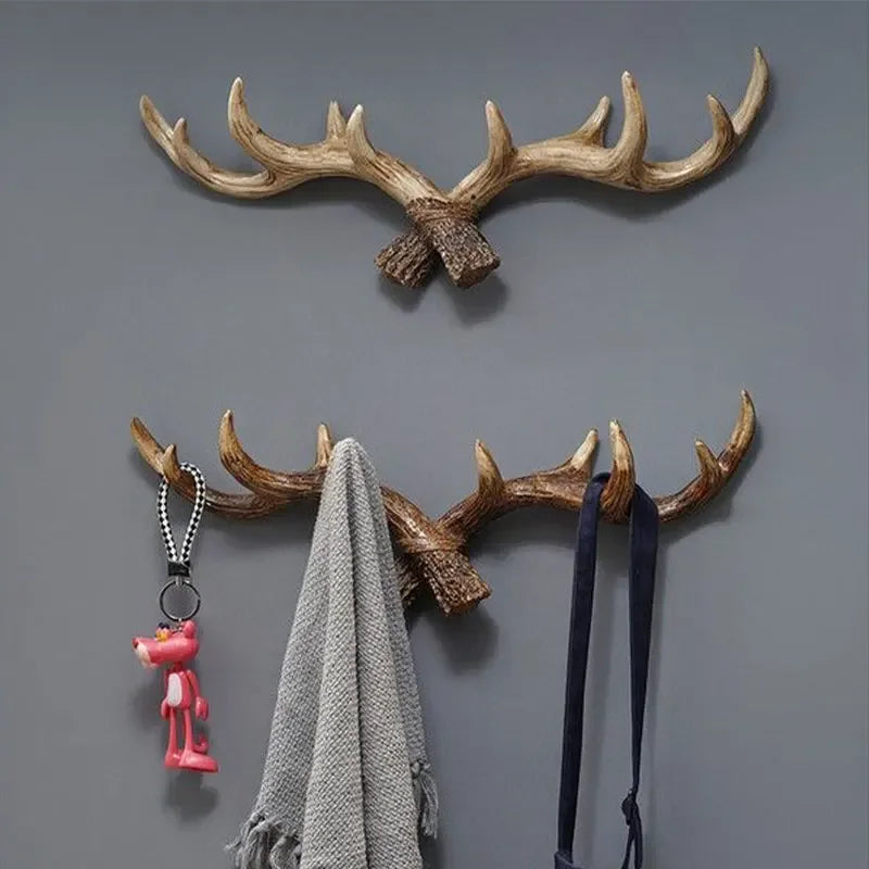 Vintage Wandhaak Antler Retro Stijl voor Thuis 6