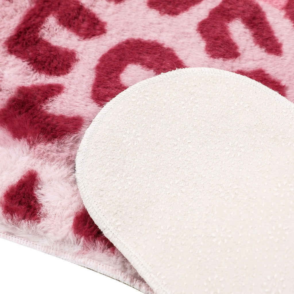 Vloerkleed met Luipaardprint en Speelse Vorm 3