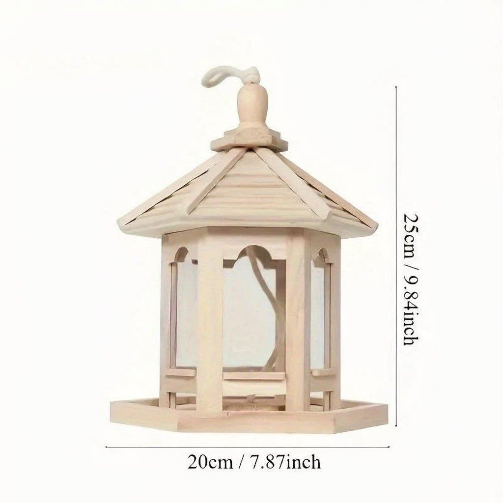 Vogelhuisje met Geïntegreerd Watersysteem voor Tuin 6