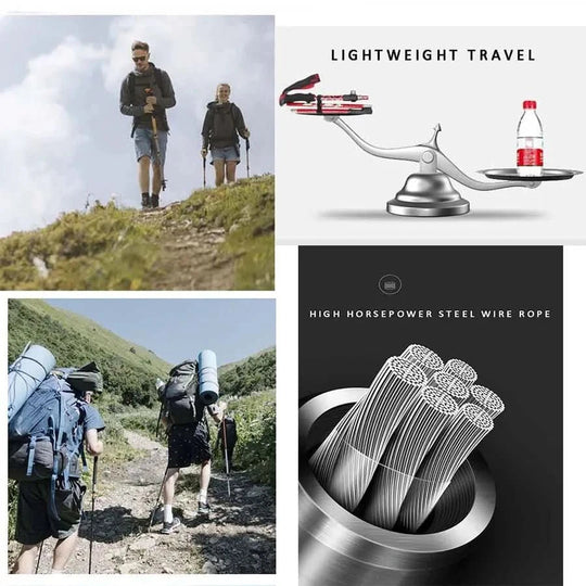 Vouwbare Trekkingstokken voor Buitenavonturen 4