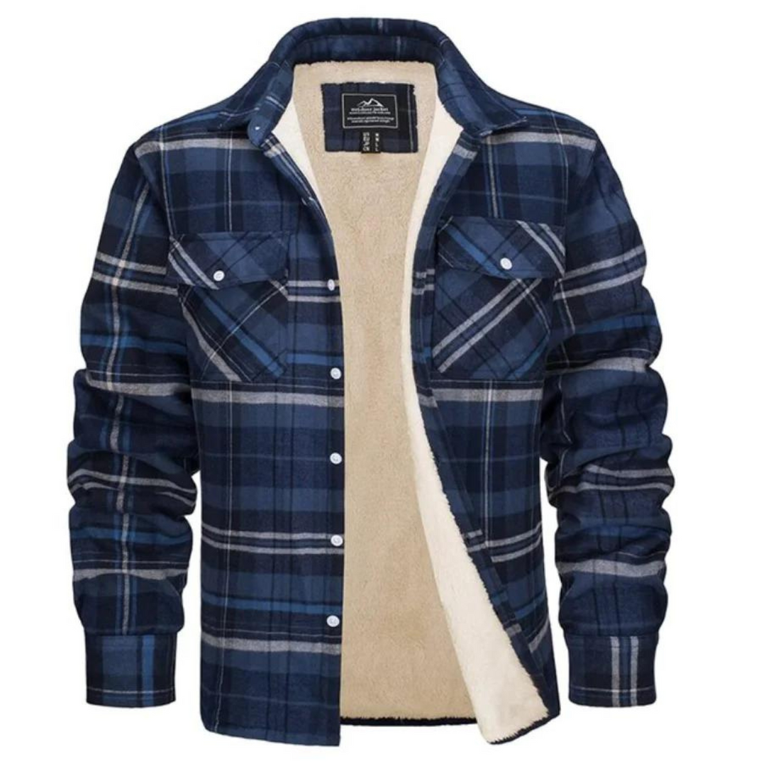 Vrouwen Fleece Gevoerde Ruitjack Comfortabel voor Herfst en Winter 9