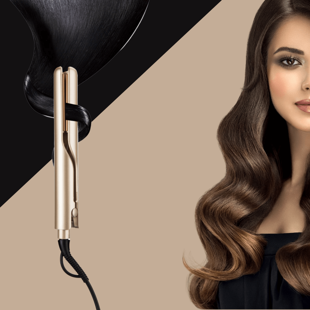 Vrouwen Haarstyler 2-in-1 Voor Krullen en Steil Haar Met Instelbare Temperatuur 4