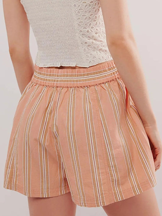 Vrouwen Hoge Taille Linnen Blend Zomer Shorts 5