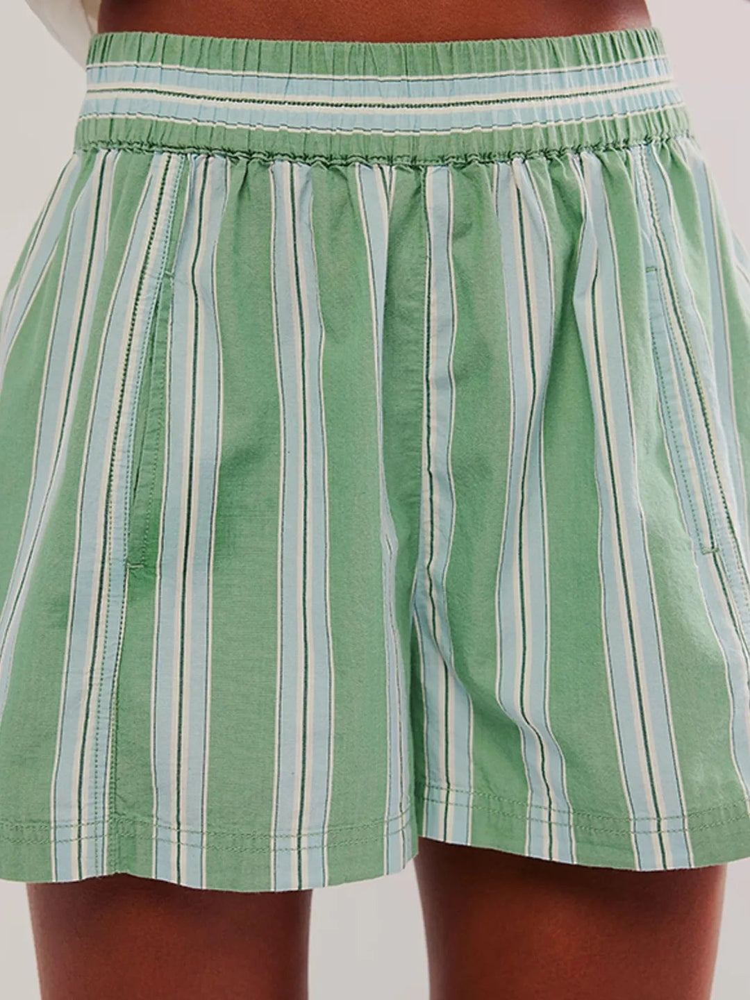 Vrouwen Hoge Taille Linnen Blend Zomer Shorts 8