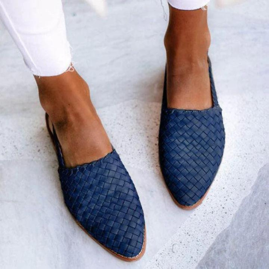 Vrouwen Sandalen Handgemaakt Woven Textiel Slip-Ons 1