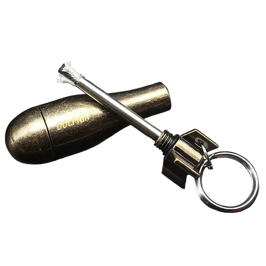 Vuurstarter Sleutelhanger Compact Voor Avontuurlijke Buitensporten 0
