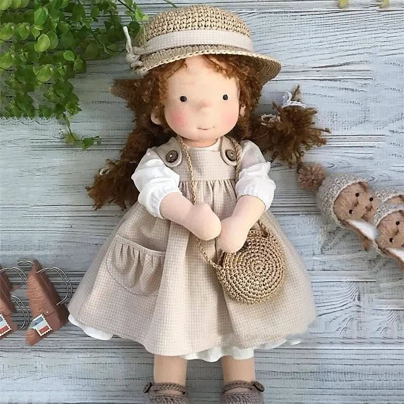 Waldorf-pop met accessoires voor kinderen 8