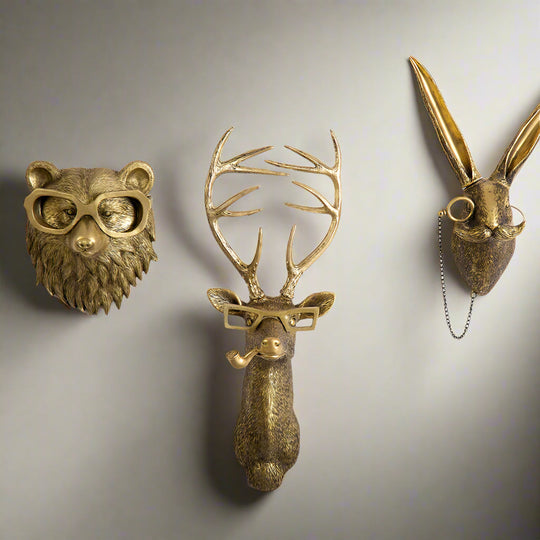 Wanddecoratie Dierenkop Frankie Voor Woonkamer en Slaapkamer 1