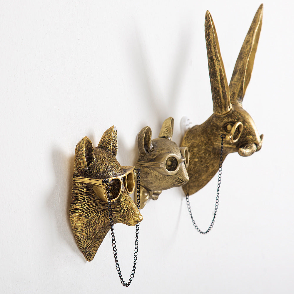 Wanddecoratie Dierenkop Frankie Voor Woonkamer en Slaapkamer 2