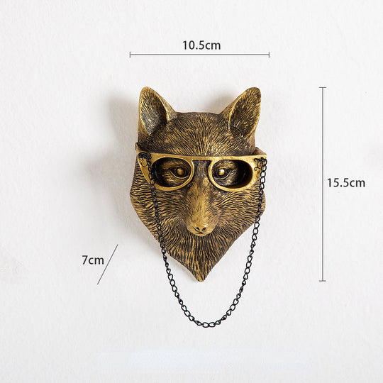 Wanddecoratie Dierenkop Frankie Voor Woonkamer en Slaapkamer 9
