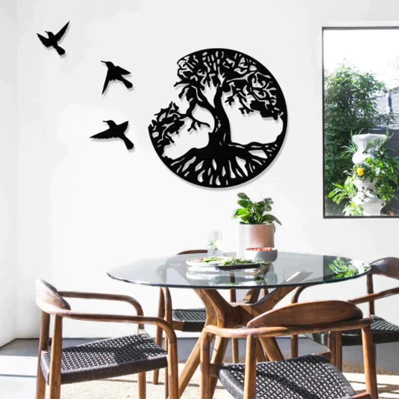 Wanddecoratie Levensboom Voor Woonkamer En Slaapkamer Muurdecoratie 2