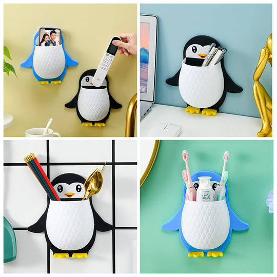 Wandgemonteerde Houder Pinguïnvormig 6
