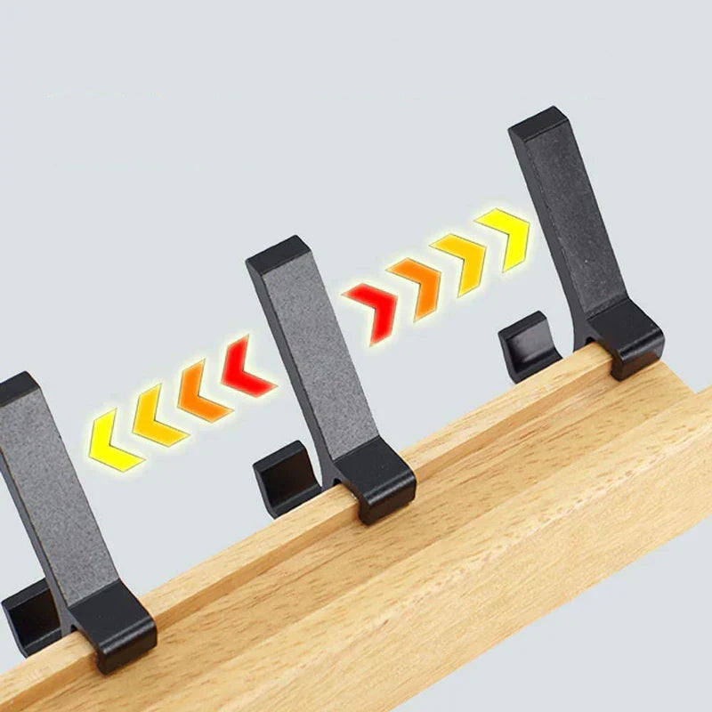 Wandkapstok met Beweegbare Haken Scandinavisch Design 5