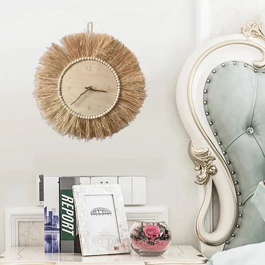 Wandklok Boho Stijl van Tarwestro 1