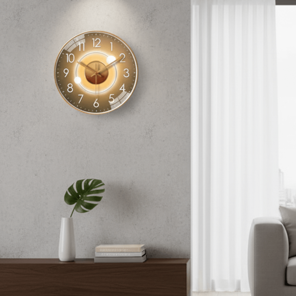 Wandklok Minimalistisch Design Stille Uurwerk voor Moderne Interieurs 0