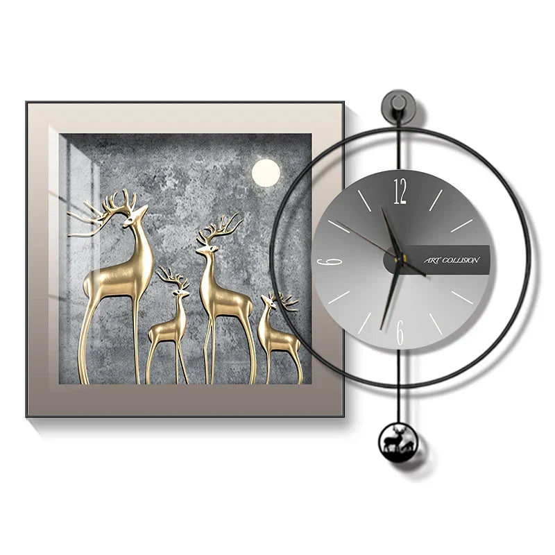 Wandklok Moderne Stijl 2
