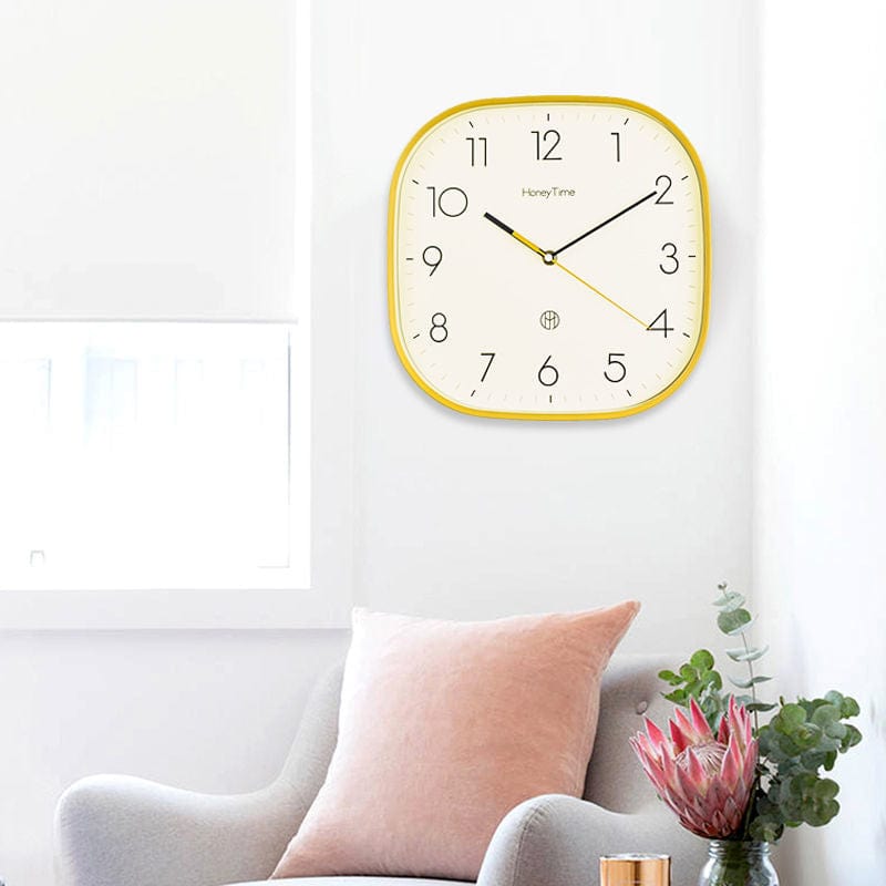 Wandklok Retro Stijl Vierkant 5