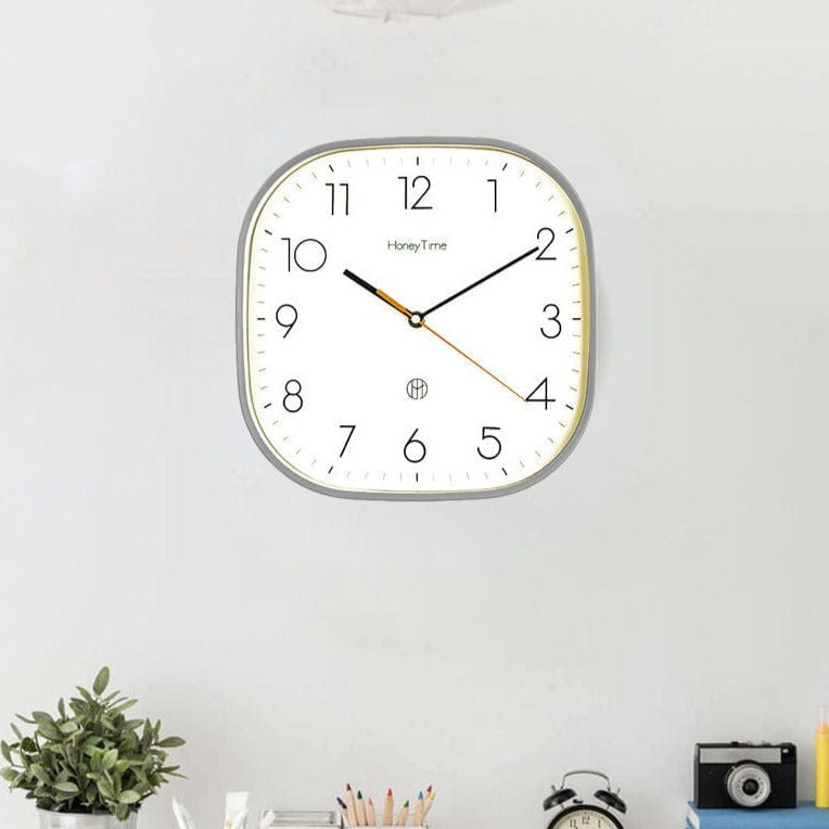 Wandklok Retro Stijl Vierkant 6