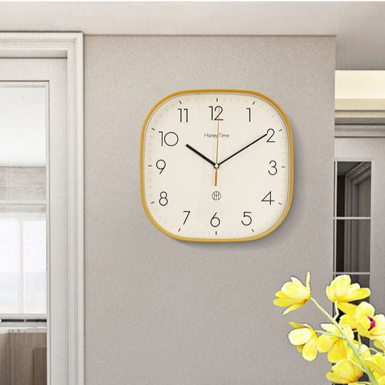 Wandklok Retro Stijl Vierkant 7