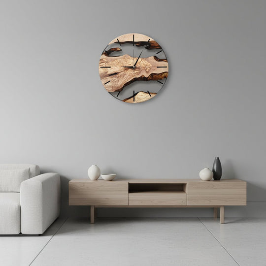 Wandklok Scandinavisch Design Stille Kwartsbeweging 0