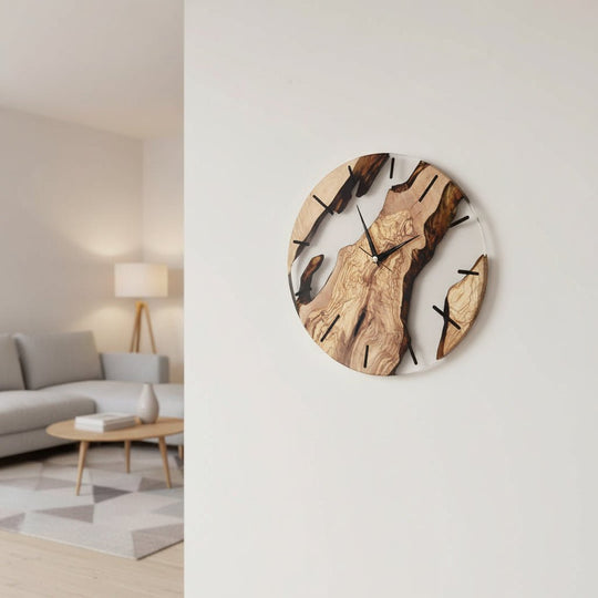 Wandklok Scandinavisch Design Stille Kwartsbeweging 3