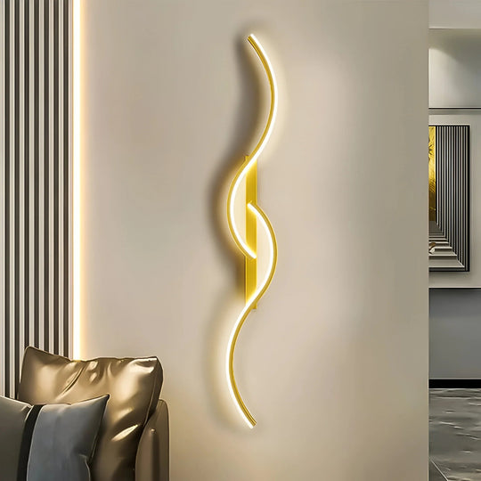 Wandlamp Gebogen Modern voor Binnengebruik met LED Verlichting 0