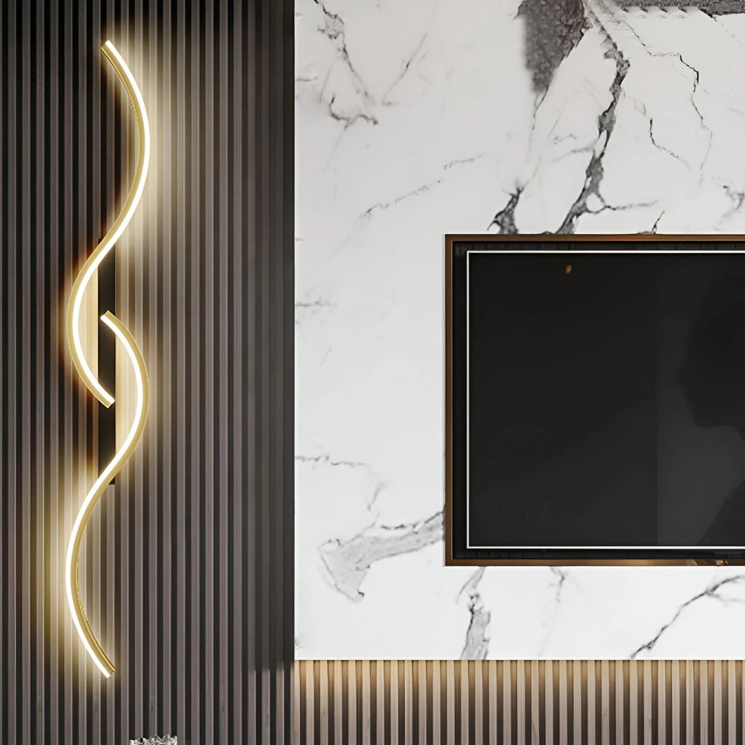 Wandlamp Gebogen Modern voor Binnengebruik met LED Verlichting 2
