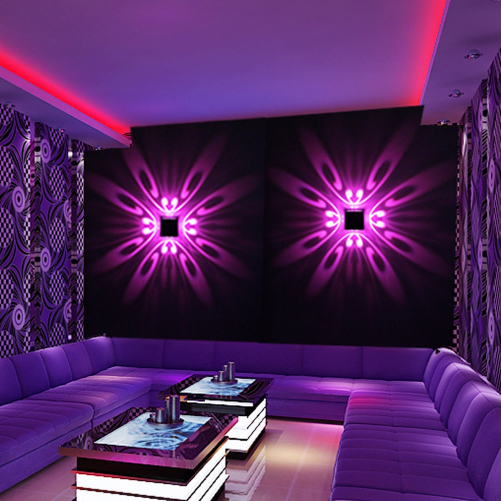 Wandlamp LED RGB Design 0