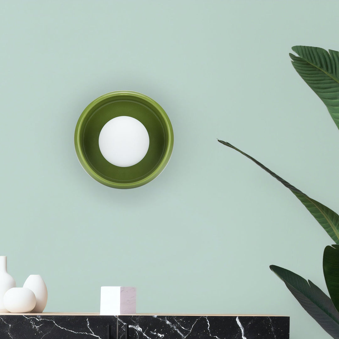 Wandlamp Ronde Keramische Stijl Modern voor Binnengebruik 1
