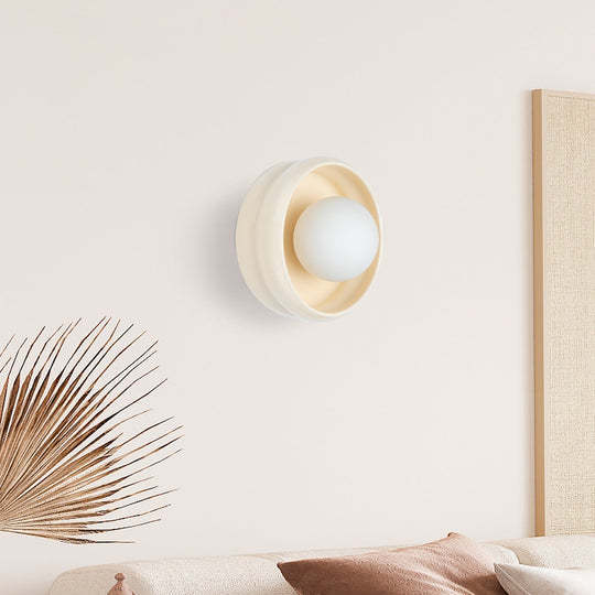 Wandlamp Ronde Keramische Stijl Modern voor Binnengebruik 4