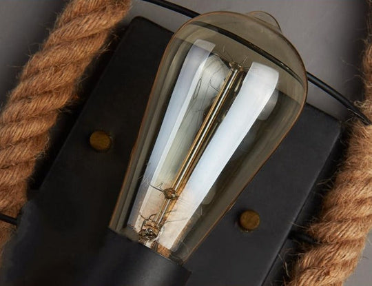 Wandlamp Vintage Touwstijl voor Binnen - Uniek Ontwerp voor Woonkamer en Slaapkamer 7