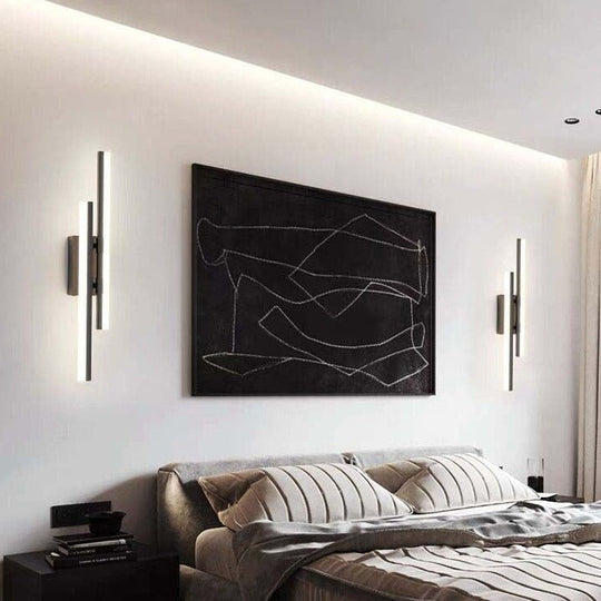 Wandlamp Zwart LED Minimalistisch Ontwerp voor Binnenverlichting 4