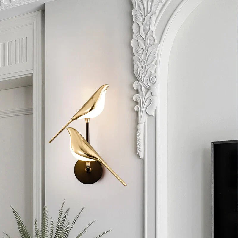 Wandlamp voor Thuis met Luxe Gouden Afwerking 7