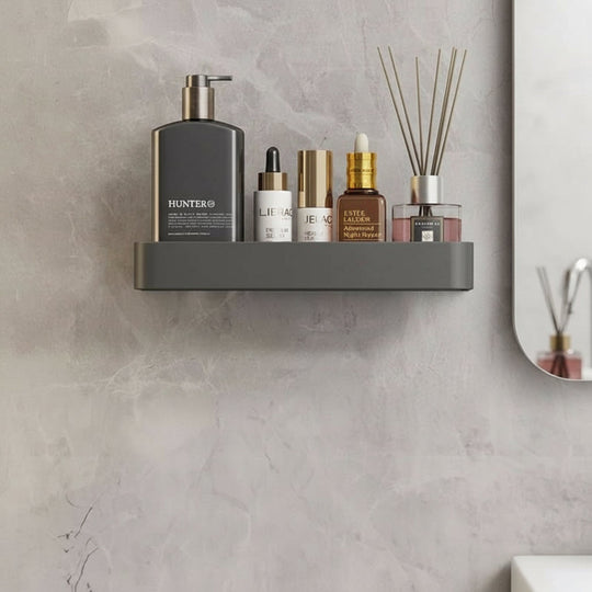 Wandplank voor Badkamer met Handdoekenrek en Boorvrije Installatie 0