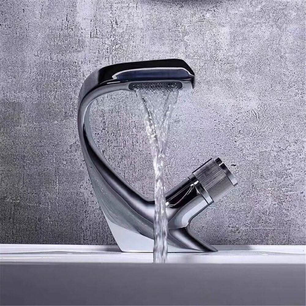 Wastafelkraan Waterval Eengreeps Modern 4