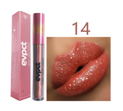 Waterdichte Glitter Lippenstift met Langdurige Glans 14