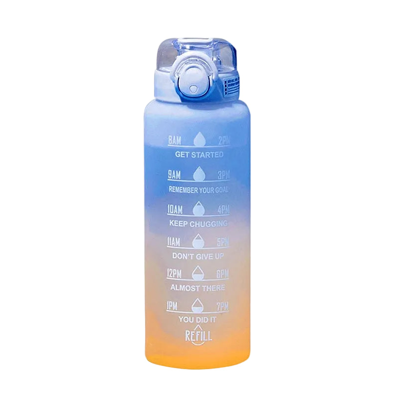 Waterfles met Motivatie en Tijdschema 0
