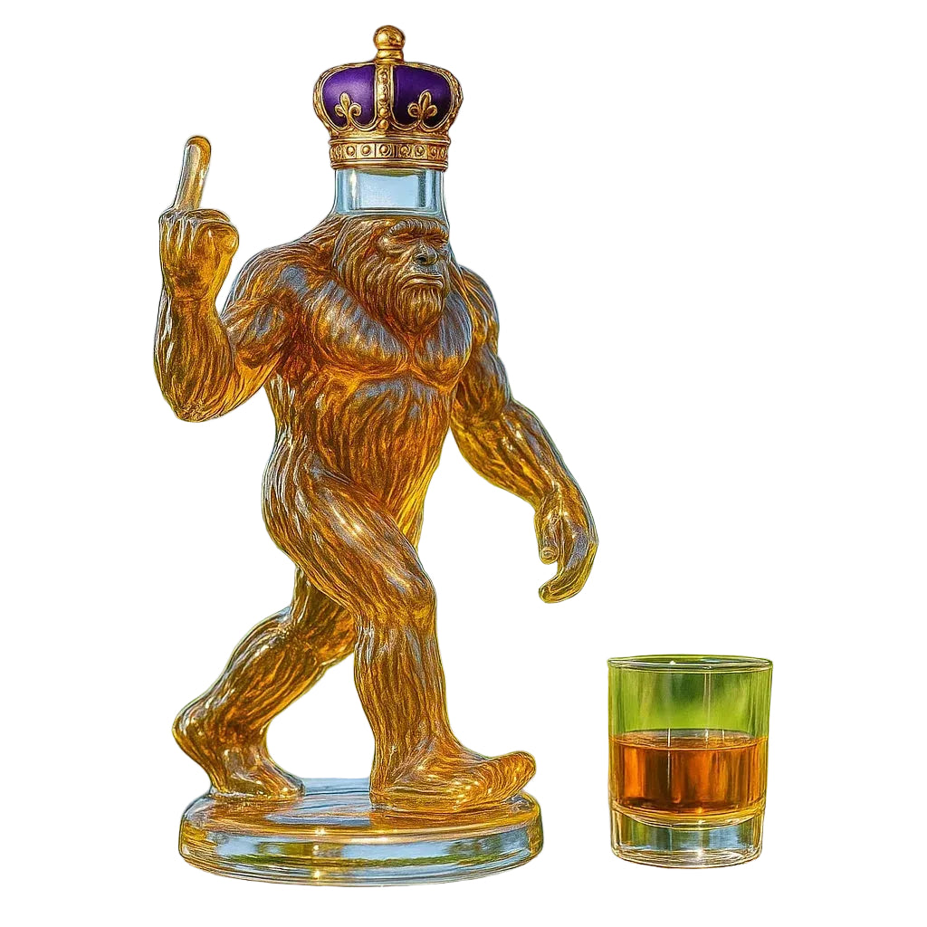 Whisky Karaf Bigfoot Ontwerp Voor Bar En Feest 0