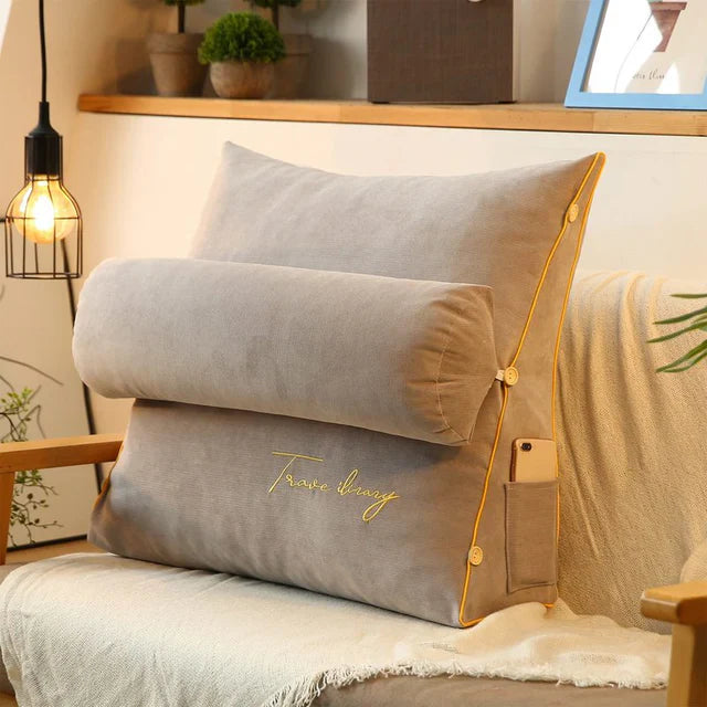 Wigvormig Rugsteunkussen Ergonomisch Ontwerp voor Comfortabele Ondersteuning 4