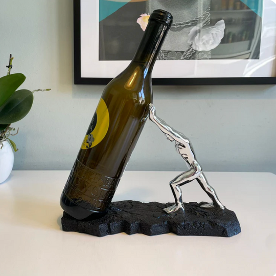 Wijnfleshouder Creatief Metalen Design 2