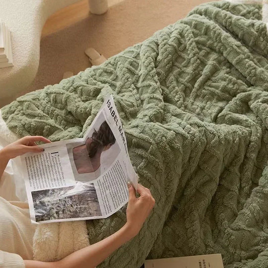 Wollen Deken Omkeerbaar voor Winterwarmte en Comfort 1